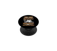 I Don't Curse I Speak Fluent Trucker Funny Truck Driver PopSockets PopGrip Adhésif