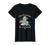I Don't Do Mornings Mermaid Sunrise Graphic T-Shirt
