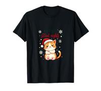I Don't Do Silent Nights - Chat de Noël Amusant T-Shirt