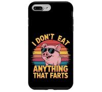 I Don't Eat Anything That Farts Vegan Vegetarian ------- Coque pour iPhone 7 Plus/8 Plus