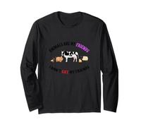 I Don't Eat My Friends - Animal Vegan Vegetarian World Peace Manche Longue