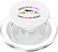 I Don't Eat My Friends - Animal Vegan Vegetarian World Peace PopSockets PopGrip pour MagSafe