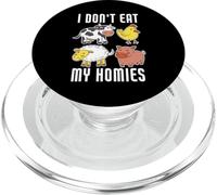I Don't Eat My Homies Végétarien Animal Love PopSockets PopGrip pour MagSafe
