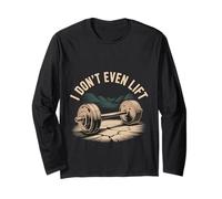 I Don't Even Lift Anti-Gym Fitness Skip Exercise - Manche Longue