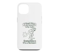 I Don't Fart I Just Whisper in My Pants Grenouille Humour Femme Coque pour iPhone 13