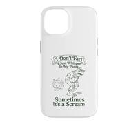 I Don't Fart I Just Whisper in My Pants Grenouille Humour Femme Coque pour iPhone 14