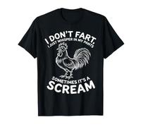 I Don't Fart Whisper in My Pants Rooster Flatulence T-Shirt