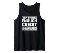I Don't Get Nearly Enough Credit - Funny Introverti Débardeur
