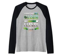 I Dont Get Older I Level Up Jeu Vidéo Gamer Anniversaire Manche Raglan