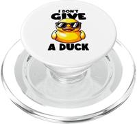 I Don't Give A Duck Lover Funny Duck Owner Rude I Love Duck PopSockets PopGrip pour MagSafe
