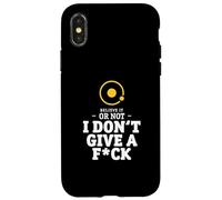 I Don't Give A FCK - Astronomie géocentrique Amusante Coque pour iPhone X/XS