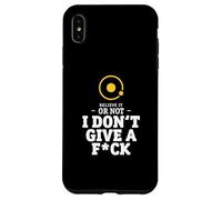 I Don't Give A FCK - Astronomie géocentrique Amusante Coque pour iPhone XS Max