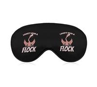 I Don't Give A Flock Flaming Soft Eye Mask Cover Efficace Shading Blindfold Comfort Sleep Mask with Elastic Adjustable Strap
