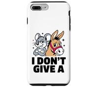 I Don't Give a Rats Ass Mouse Donkey - Drôle Sarcastique Coque pour iPhone 7 Plus/8 Plus