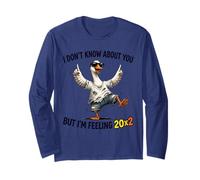 I Don't Know About You But I'm Feeling 20x2 Funny Goose Manche Longue