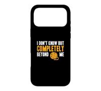 I Don't Know But Completely Beyond Me Drôle Documentaire Buff Coque pour iPhone 17 Pro Max