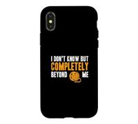 I Don't Know But Completely Beyond Me Drôle Documentaire Buff Coque pour iPhone X/XS
