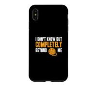 I Don't Know But Completely Beyond Me Drôle Documentaire Buff Coque pour iPhone XS Max