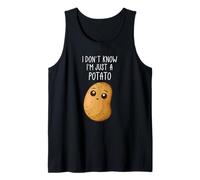 I Don't Know I'm Just A Potato Funny Kawaii Potato Saying Débardeur