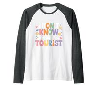 I Don't Know I'm Just A Tourist Voyageur Perdu Explorer ||- Manche Raglan