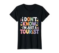 I Don't Know I'm Just A Tourist Voyageur Perdu Explorer ||- T-Shirt Graphique avec Valeur