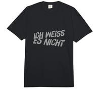 I Don't Know It in German Ich Weiss ES Nicht Comfort Colors Adult Heavyweight T-Shirt