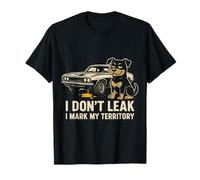 I Don't Leak Mark My Territory Old Classic Muscle Car Dog T-Shirt