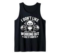 I Don't Like Working Out Cuz It Hurts Exercice Drôle Gym Débardeur