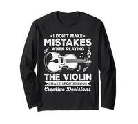 I Don't Make Erreurs When Playing The Violonists Manche Longue