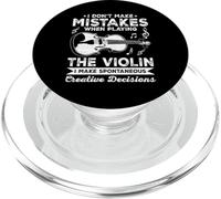 I Don't Make Erreurs When Playing The Violonists PopSockets PopGrip pour MagSafe