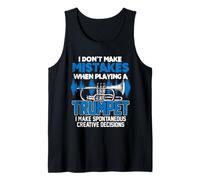 I Don't Make Mistakes When Playing A Trompet Jazz Trompette Débardeur