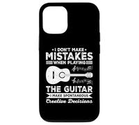 I Don't Make Mistakes When Playing The Guitar Guitarist Coque pour iPhone 12/12 Pro