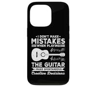 I Don't Make Mistakes When Playing The Guitar Guitarist Coque pour iPhone 13 Pro