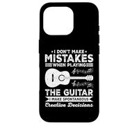 I Don't Make Mistakes When Playing The Guitar Guitarist Coque pour iPhone 16 Pro