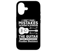 I Don't Make Mistakes When Playing The Guitar Guitarist Coque pour iPhone 17