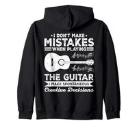 I Don't Make Mistakes When Playing The Guitar Guitarist Sweat à Capuche