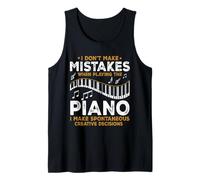 I Don't Make Mistakes When Playing The Piano Funny Pianist Débardeur