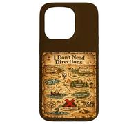 I Don't Need Directions Funny Dad Design Carte Coque pour iPhone 15 Pro
