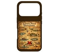 I Don't Need Directions Funny Dad Design Carte Coque pour iPhone 17 Pro