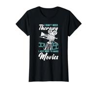 I Don't Need Therapy I Just Need to Make Movies cinéaste T-Shirt Graphique avec Valeur