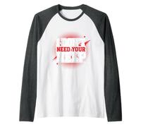 I Don't Need Your Help Attitude Indépendant Humeur Manche Raglan
