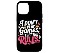 I Don't Play Games I Set The Rules Coque pour iPhone 12/12 Pro