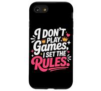 I Don't Play Games I Set The Rules Coque pour iPhone SE (2020) / 7/8