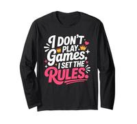 I Don't Play Games I Set The Rules Manche Longue