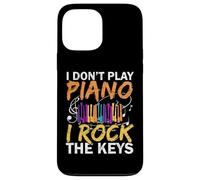 I Don't Play Piano I Rock The Keys Musicien Pianist Coque pour iPhone 13 Pro Max