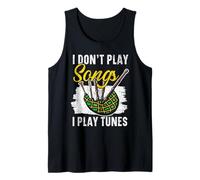 I Don't Play Songs I Play Tunes Instrument Musicien Cornemuse Débardeur