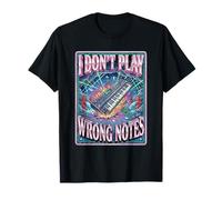 I Don't Play Wrong Notes Drôle Synthétiseur Clavier Art T-Shirt