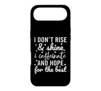 I Don't Rise and Shine I Caffeinate and Hope for The Best Coque pour iPhone Air