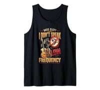 I Don't Speak Bass Frequency Funny Bass Clef Music Pun Treble Débardeur
