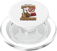 I Don't Speak Bass Frequency Funny Bass Clef Music Pun Treble PopSockets PopGrip pour MagSafe
